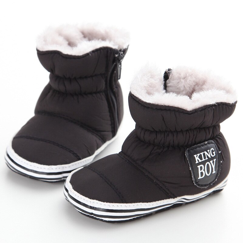 0-18 meses bebé niño invierno cálido nieve botas Slip-Up suave suela zapatos infantes niños pequeños