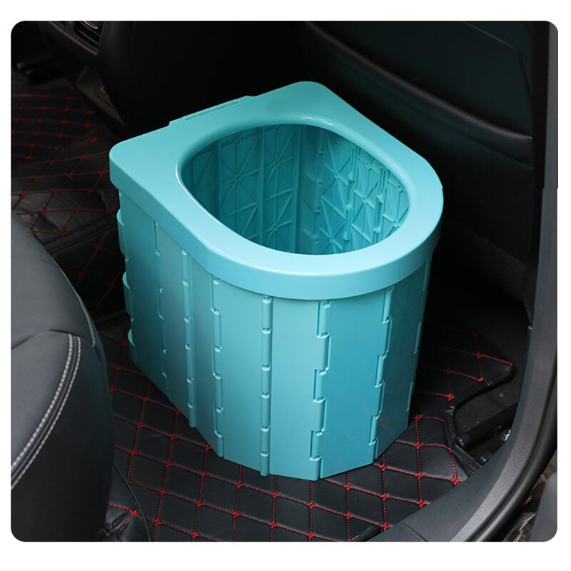 Portable Folding Toilet Seat Travel Commode Toilet Outdoor Travel Camping Car Folding Potty Toilet Supplies Night Stool