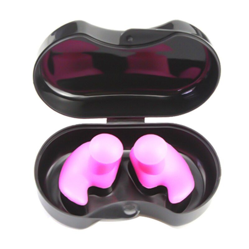 1 Paar Zwemmen Oordopjes Zachte Siliconen Voor Kids Volwassenen Douchen Zwemmen Snorkelen Surfen Waterdichte Anti-geluid Zwemmen Oordoppen: PK