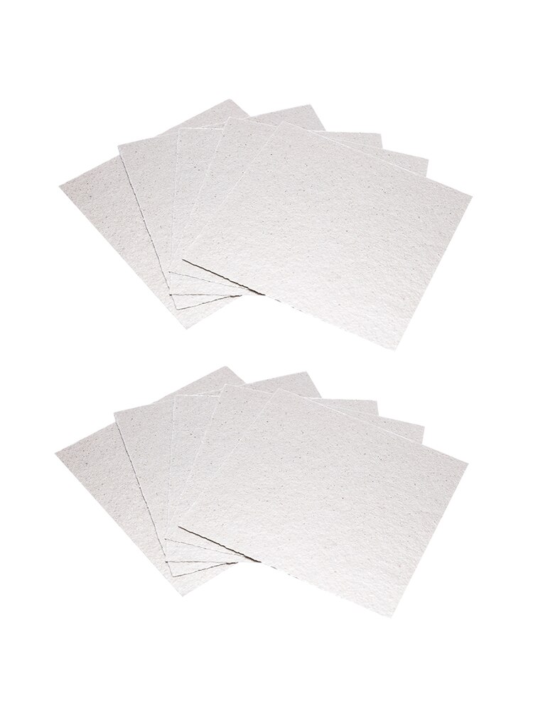 10pcs Universal Microwave Insulation Sheet Oil Baffle Oven Mica Sheet Wave Guide Waveguide Cover Sheet Plates Mica Sheet