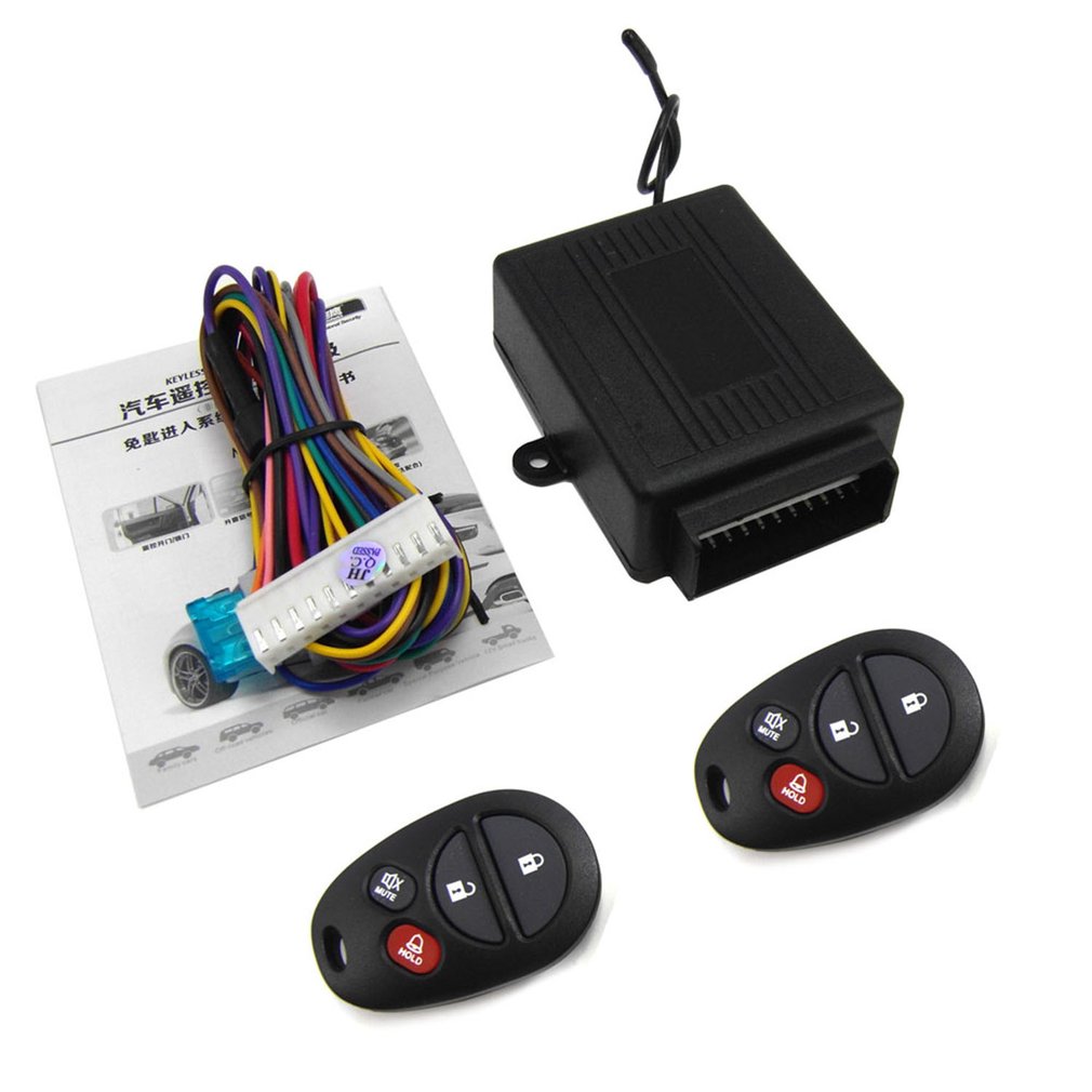 M602-8199 Remote Control Central Locking Kit For Toyota Car Door Lock Keyless Entry System With Trunk Release Button