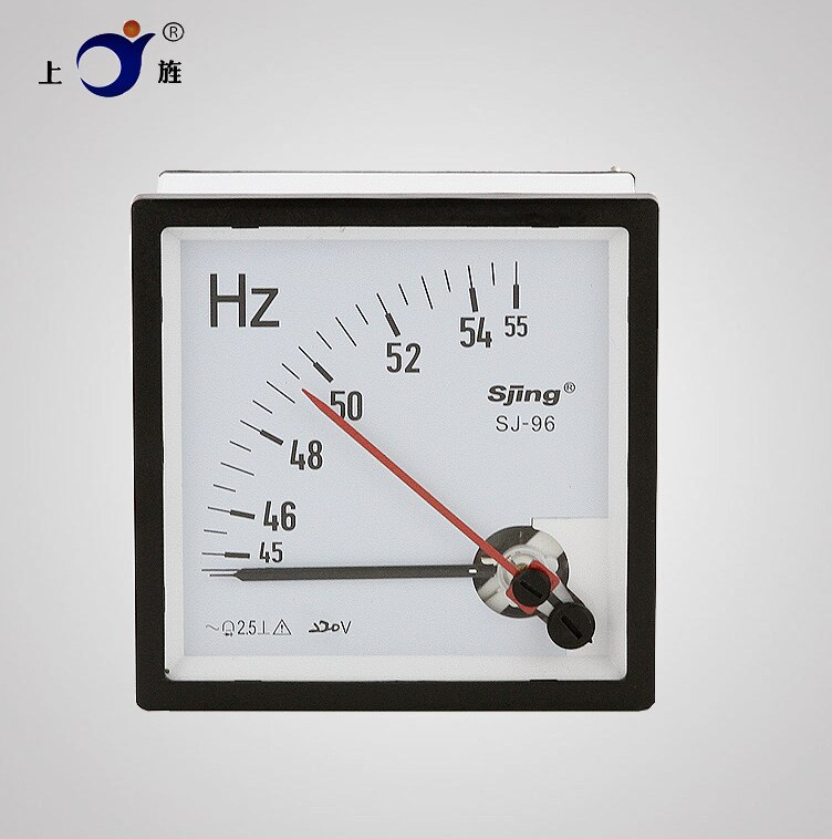 1 stk dobbel nål cp -96 cz-96 sj-96 ac 100v 220v 380v frekvensbord / hz måler / herzt måler 45-55hz 45-65hz 55-65hz