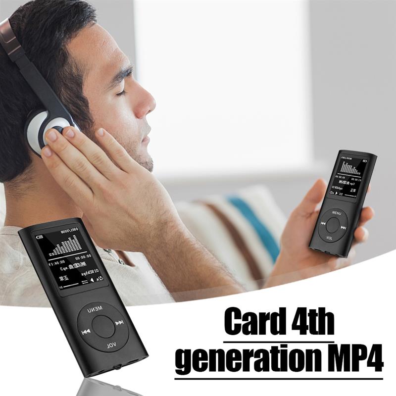 MP3 Player - HIFI Digital LCD Screen - Voice Recorder FM Radio - Metal Casing - Supports MP4/WMA/WAV/MP3
