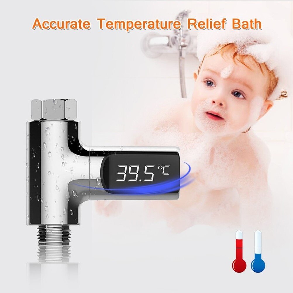 Led Display Water Douche Thermometer Led Display Thuis Water Douche Thermometer Flow Water Temperture Monitor Voor Baby Care
