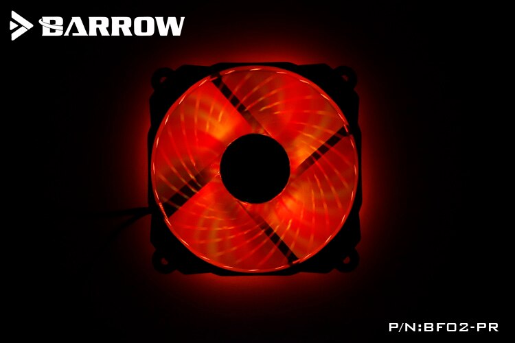 Barrow BF02-PR RGB 12cm Fan for Radiator black RBW/RGB: RBW