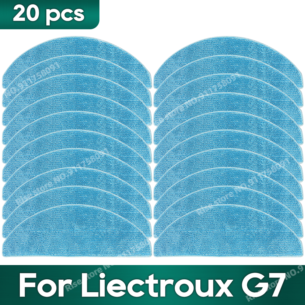 Accesorios compatibles con LIECTROUX G7, filtro Hepa, bolsa de polvo, piezas de repuesto, paño para mopa: Gris oscuro