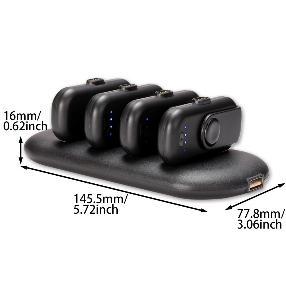 Tragbare Energie Bank Smartphones Magnetische Ladegerät Externe Batterien Mikro USB Typ C 1000mAh Handys Energie