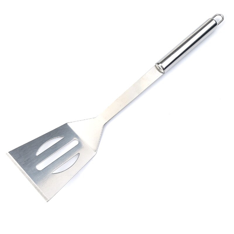 Utensilios de cocina de acero inoxidable, Juego de 3 piezas de caja de aluminio para parrilla, conjunto de combinación de herramientas para barbacoa y barbacoa con caja de aluminio