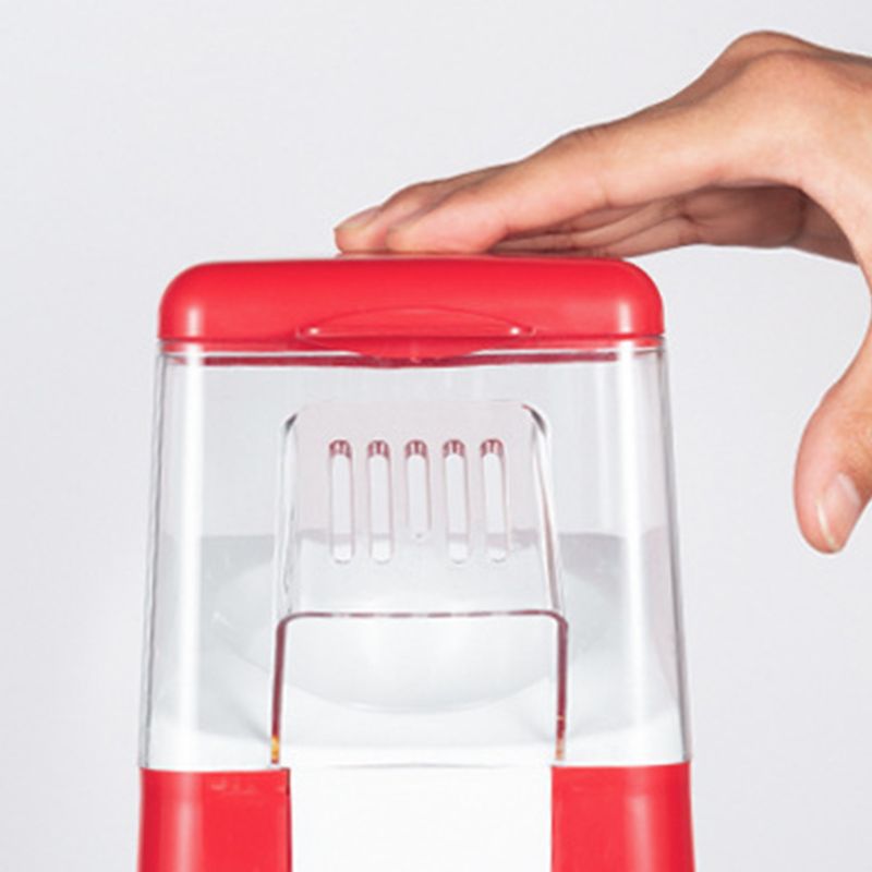 Automatic Popcorn Maker Machine US / EU Plug for Home Powerful Fat Free Quick