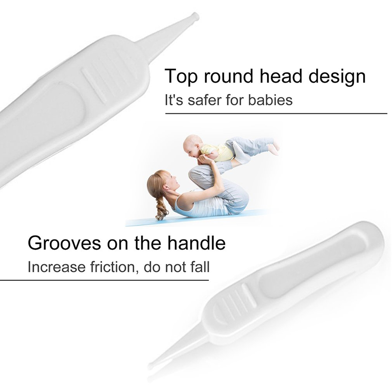 1/5/10pc baby sikker rengøring pincet baby pleje spædbarn øre pincet plast særlige nyfødte baby grave næse klip tang