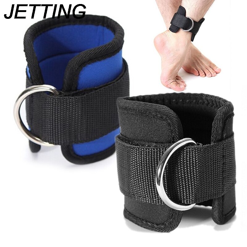 Chaude 1PC réglable cheville garde sangle d-ring jambe poids levage jambes force récupération entraînement Fitness Protection