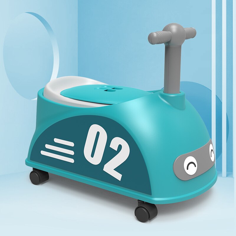 Orinal infantil de coche de dibujos animados, entrenador de talla para niños, baño portátil desmontable para bebé y Mujer