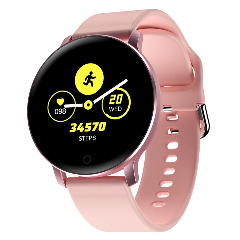 X9 Smart Horloge Vrouwen Mannen Waterdichte Smartwatch Luxe Bluetooth Sport Horloge Hartslag Fitness Klok voor Android IOS Telefoon: rose