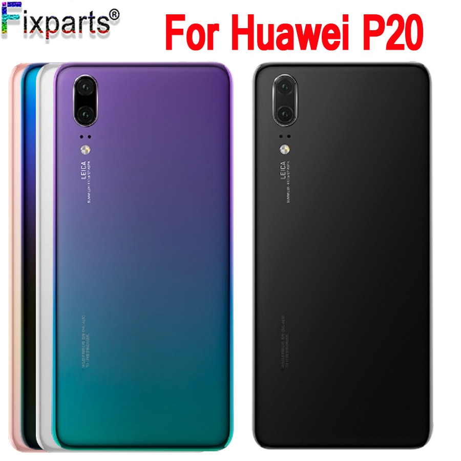 Per Huawei P20 Copertura del Portello Della Batteria Dell'alloggiamento Della Parte Posteriore Posteriore Per Il Caso di Huawei P20 del Portello della Batteria Parti di Ricambio Spedizione Gratuita