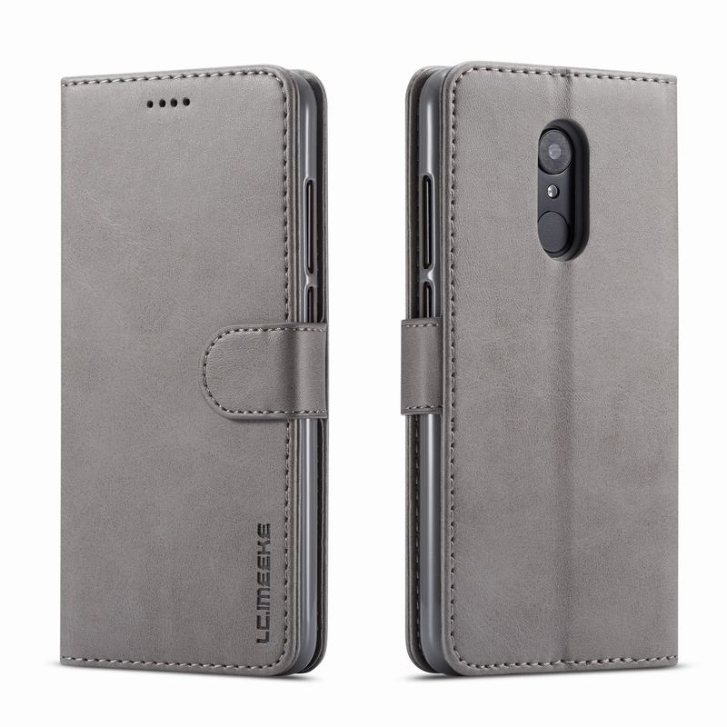 etui na telefon robić Xiaomi Redmi 5 pokrywy skrzynka luksusowe zwykły magnetyczny odwróć retro portfel stojak skórzana torba na Xiomi Redmi 5 Redmi5 Coque: szary