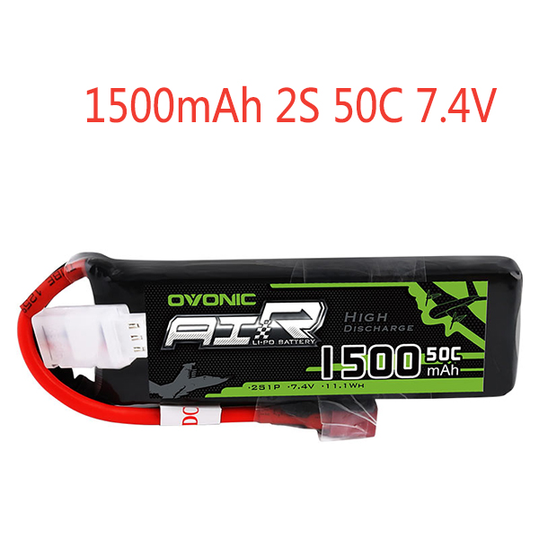 Ovonic Luftfahrt Modell 2 S 3 S 4 S 6 S Batterie 1500 2200 4500 5500 8000 MAh Lithium-Batterie: 1500mAh 2S T plug