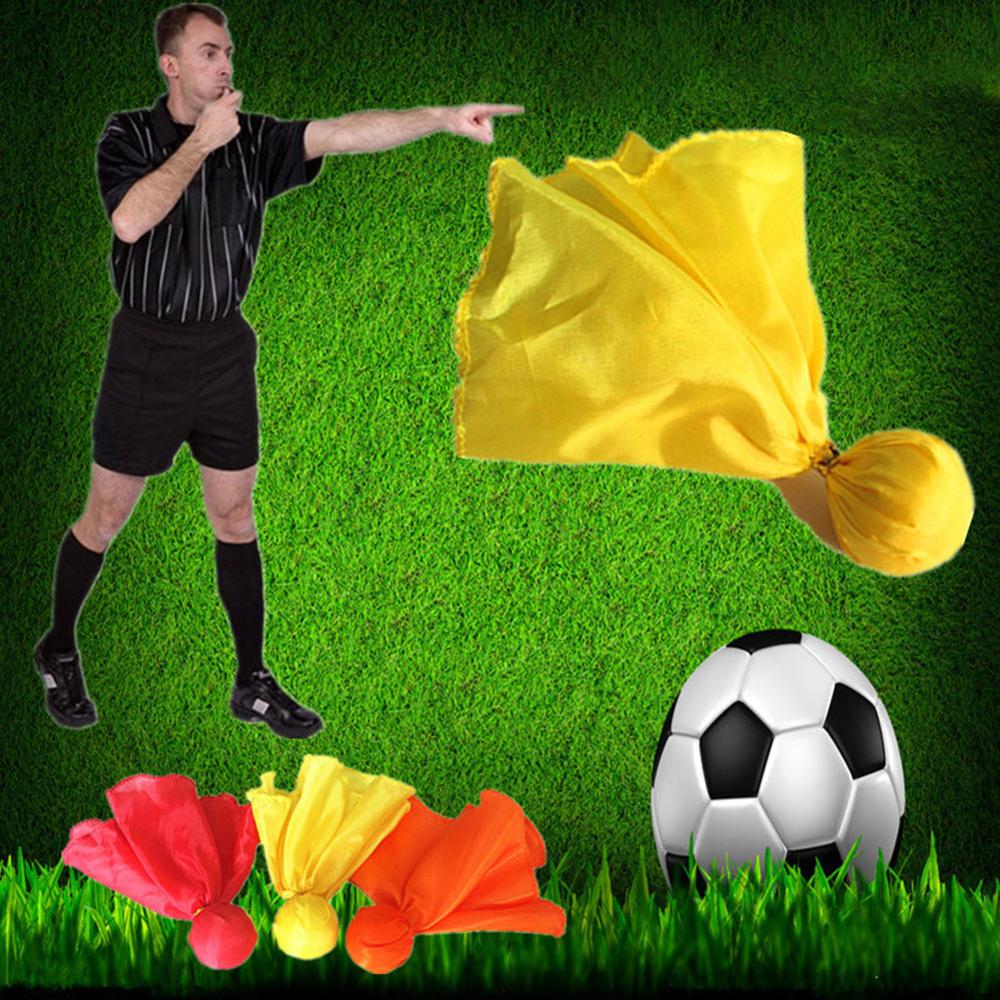 6pcs Free Throw Marks Football Challenge Marks Football Referee Throwing a Flag Penalty Flag Sports Football Accessory