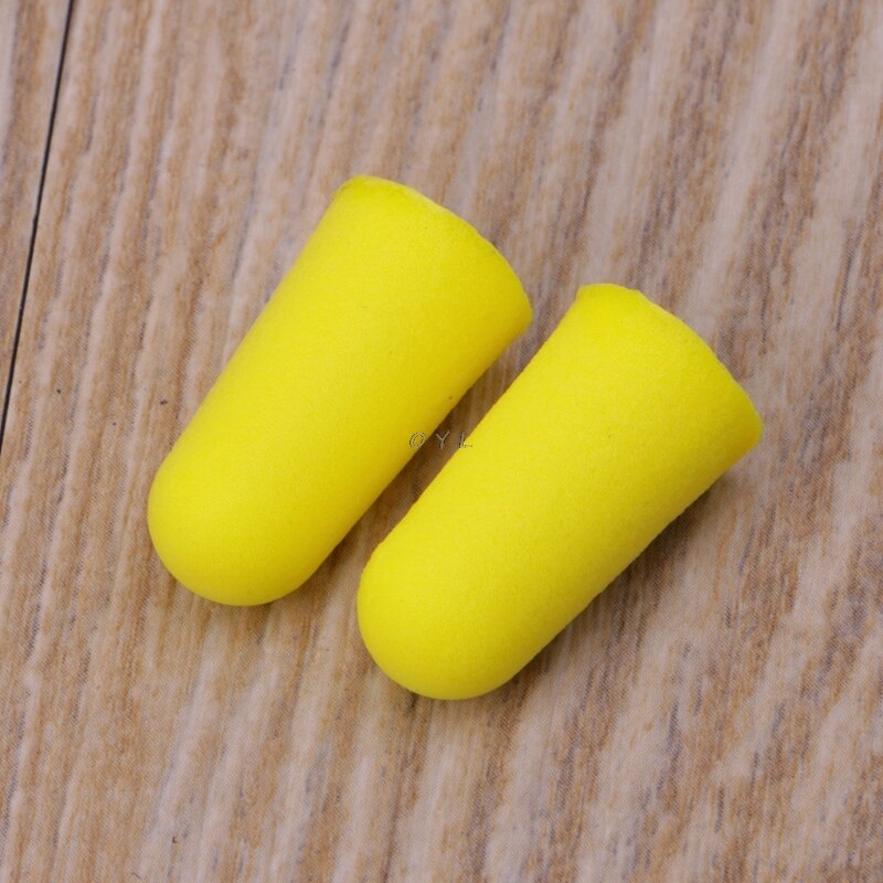 Tapones de silicona blanda para los oídos, protección auditiva para dormir, reducción de ruido, 1 par