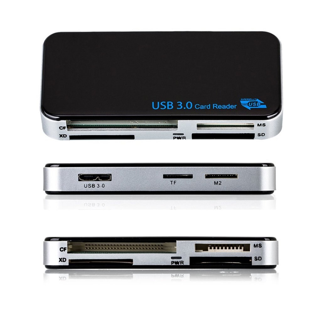 Usb 3.0 All-In-1 Compact Flash Multi Kaartlezer Adapter 5Gbps High Speed Usb Kaartlezer voor Tf Secure Digital Kaarten