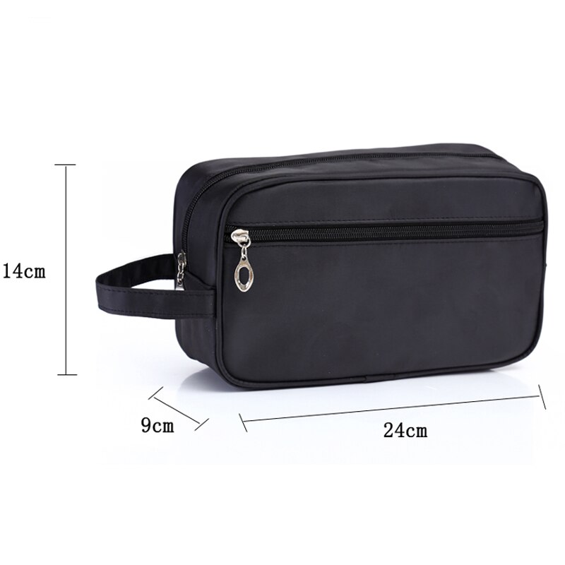 Waterproof Double-layer Wash Cosmetic Bag Large-capacity Ladies Beauty Makeup Bag Men's Travel Business Organizer Toiletry Bags