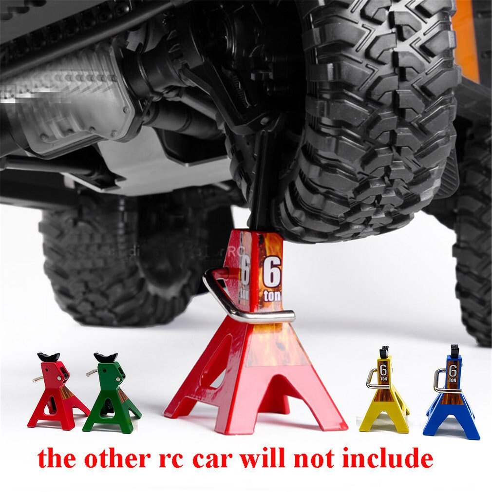 6 Ton Schaal Metalen Simulatie Hoogte Jack Stand Reparatie Tool Voor 1/10 D90 Axiale Wraith SCX10 Crawler Rc Off-road Auto