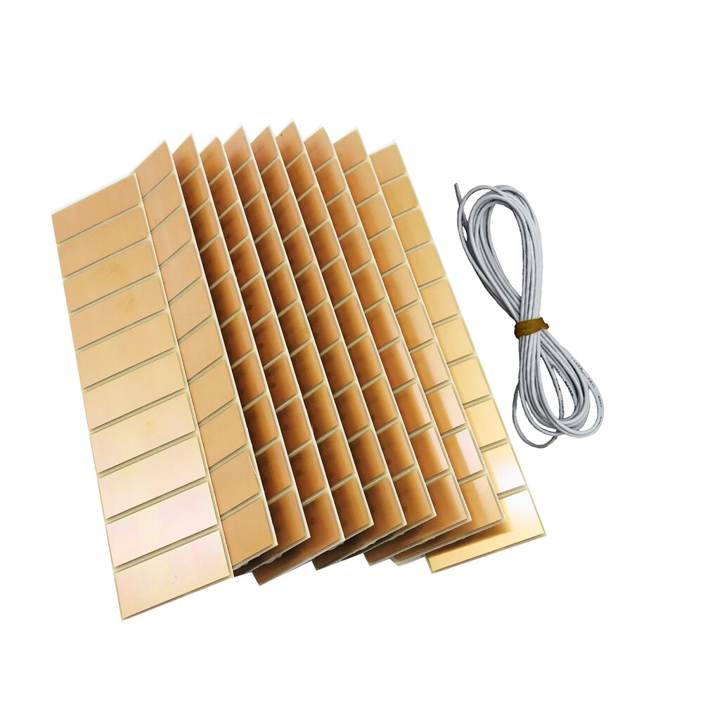 100 Stuks 3V Smd Lamp Kralen Met Optische Lens Fliter Voor 32-65 Led Tv Reparatie Met 2M Wire Led Light Strip Onderdelen Accessoires