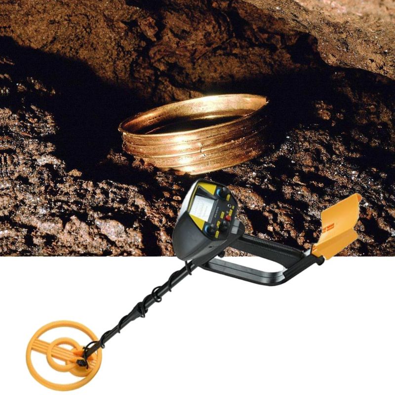 MD4080 Metal Detector Control Unit Search Coil Gold Underground Metal Length Adjustable Treasure Hunter Seeker Portable Euro