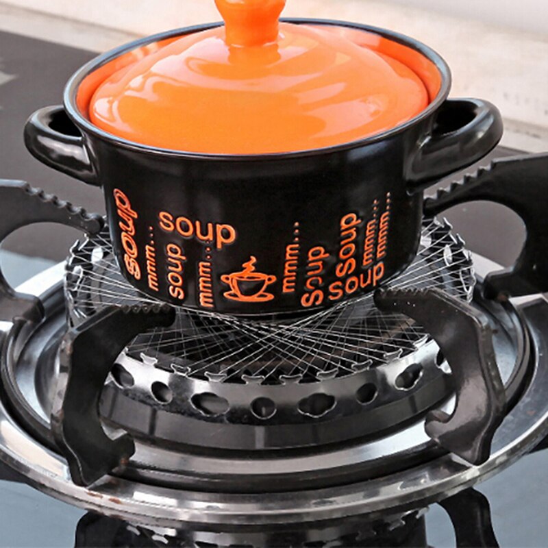 Rejilla de acero inoxidable para cocina a Gas, a prueba de viento, ahorro de energía, funda circular, accesorios de cocina