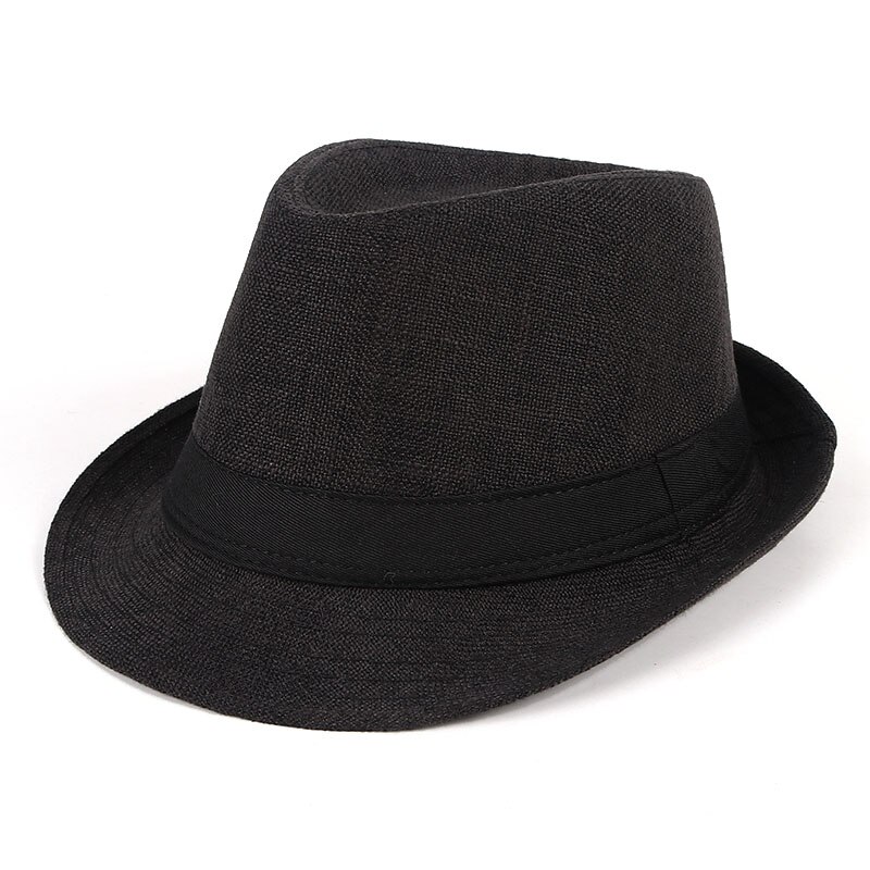 Autumn Fedora Hat Men Winter Casual Short Brim chapeu Fedoras Gentleman British Style Jazz Hat