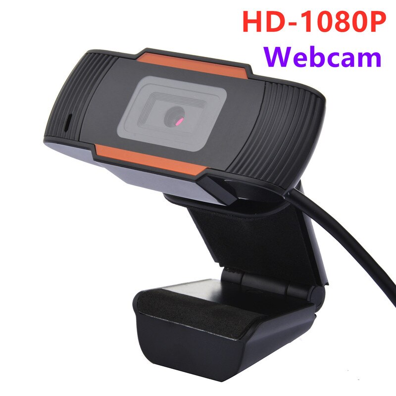 1080P USB Webcam Potatable Web Camera Video Recording With Microphone For PC Computer Laptop Rotatable 2.0 HD camcorder lens