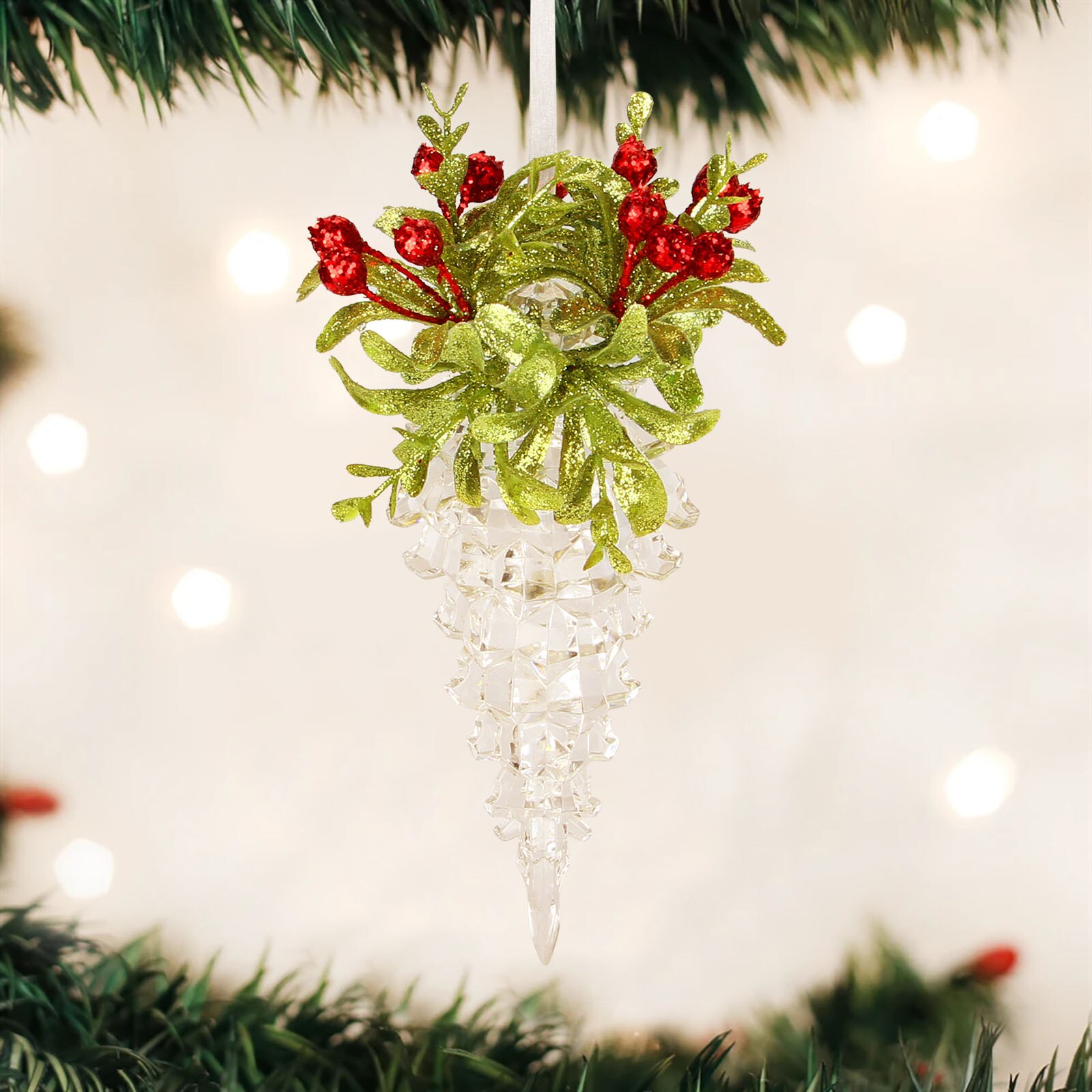 Transparent Resin Acrylic Decorations Suitable for Christmas Tree Indoor Home Decor