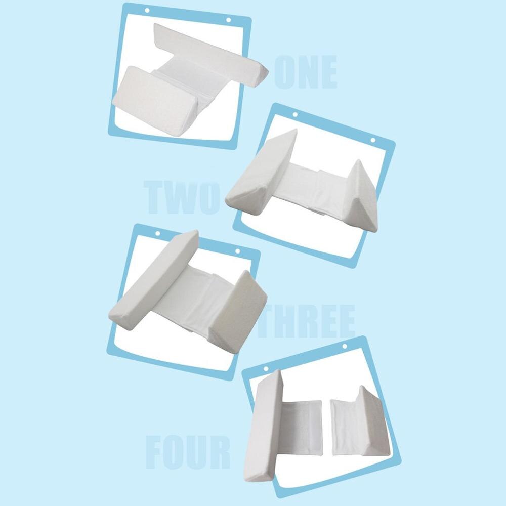 Bébé côté sommeil oreiller soutien cale réglable infantile Anti-rouleau coussin Triangle positionnement bébé oreiller