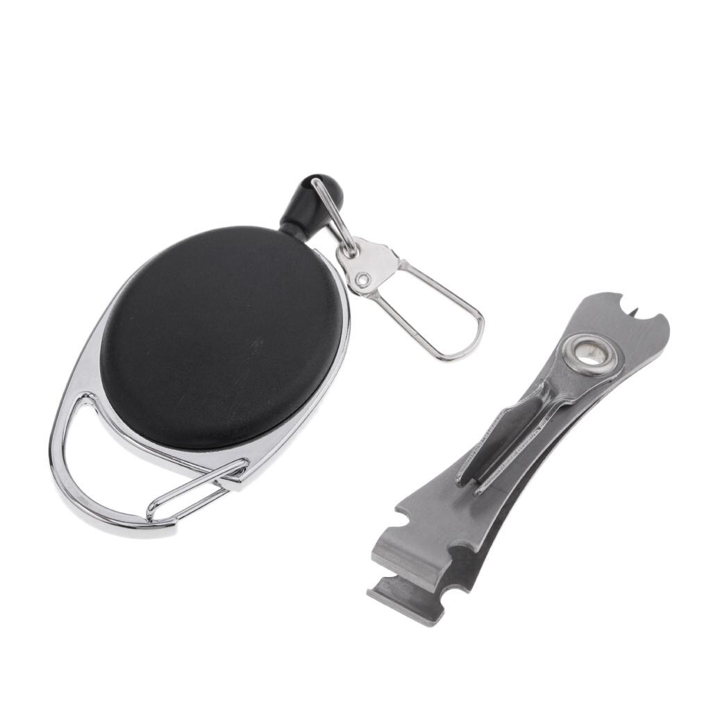 Quick Knot Tying Tool 3 In 1 Fishing Line Nipper Combo Fishing Zinger Retractor