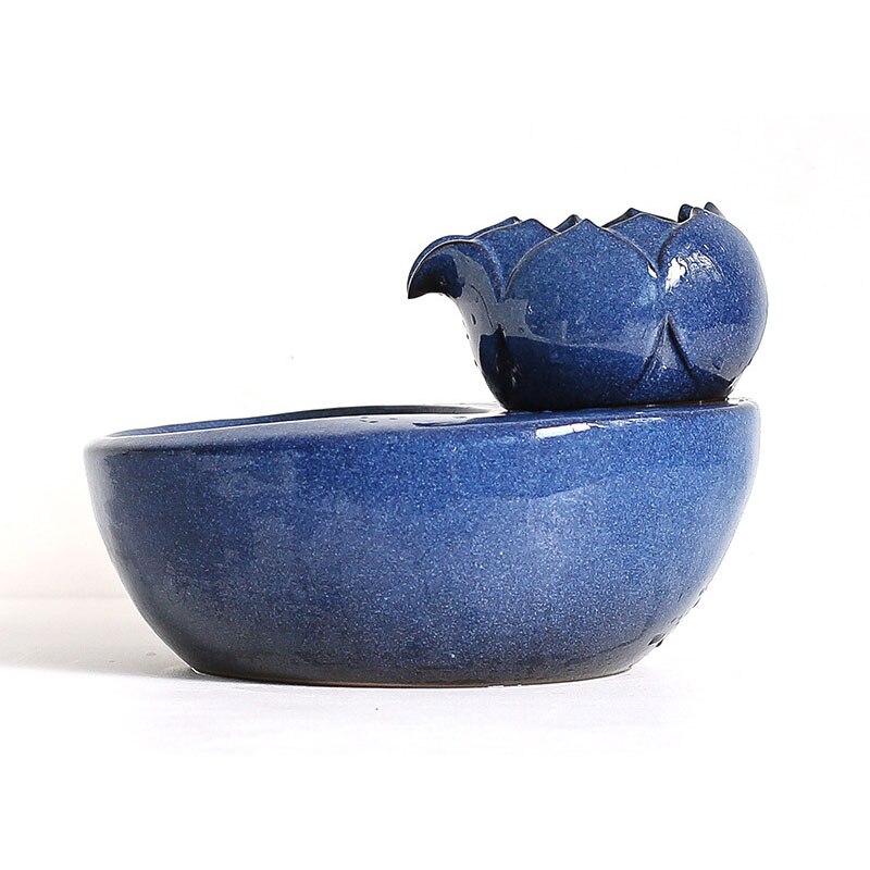 Electric Ceramics Cat Drinking Feeder Automatic Circulating Cat Dogs Drinking Water Fountain Dispenser Pet Products: A