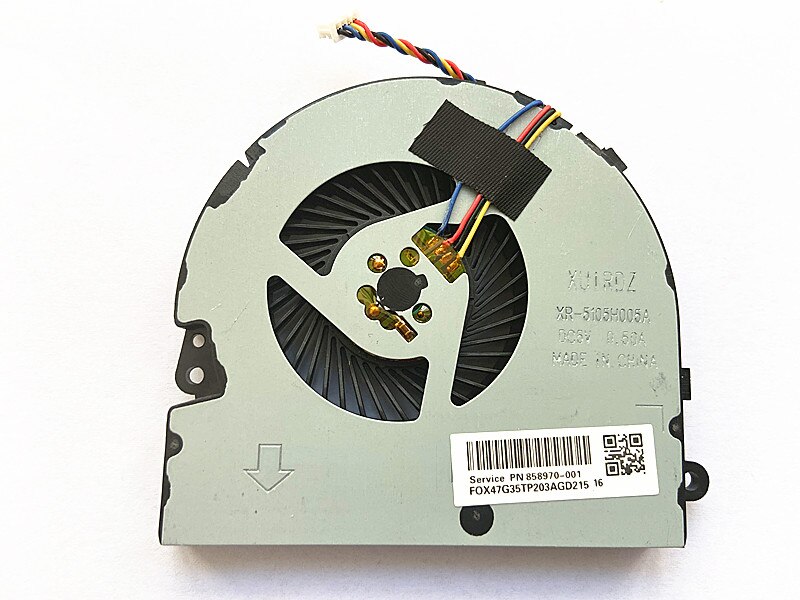 Ventilador de refrigeración de CPU para portátil HP Pavilion 15-DA 15-DA002 15-DA001, L20473-001, 7J880, KSB05105HADZ6, DC28000L6D0,