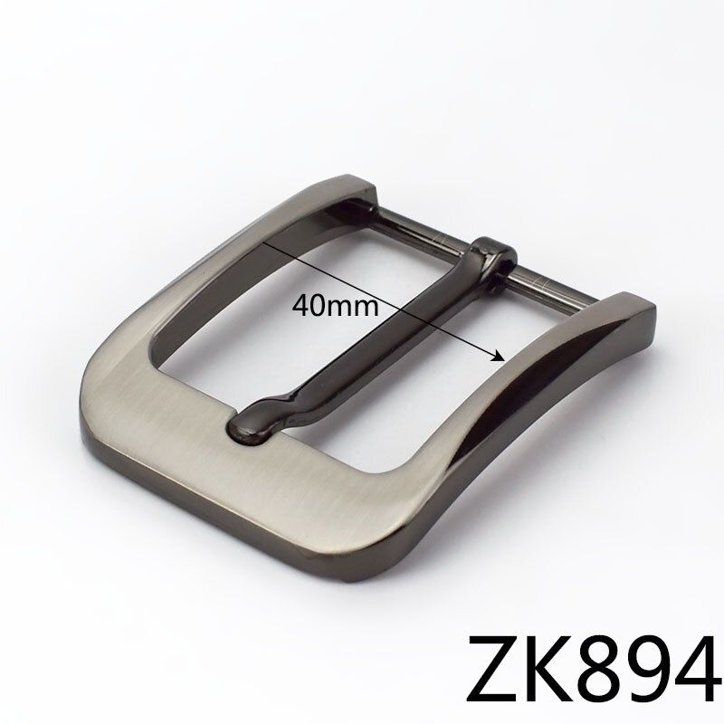 Meetee-hebillas de cinturón con pasador de Metal para hombre y mujer, hebillas de cinturón de 35/40mm, para manualidades de cuero, accesorios de decoración para Vaqueros, 1/2/5 Uds.: 1Pc / ZK894