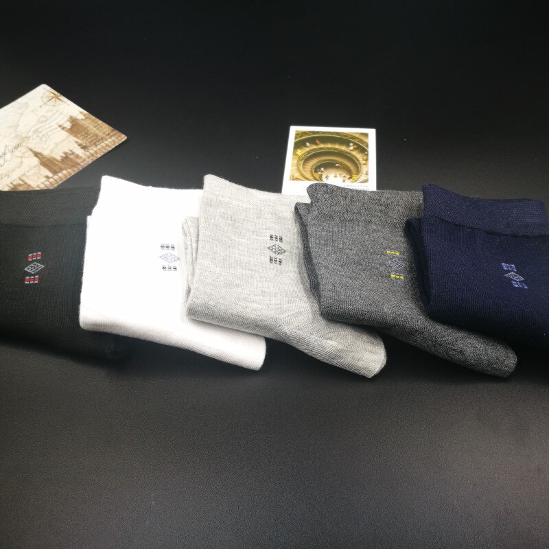 Chaussettes géométriques pour hommes, petites entreprises, pour travail OL, , offre spéciale, en coton, de bonne , 10 pièces =(5 paires), , décontracté