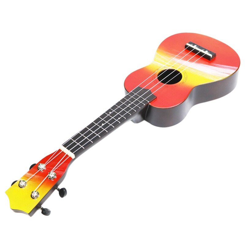 Ukulele Handgeschilderde 21 Ukelele Sopraan 4 Strings Uke Bas Snaarinstrument Perfect Voor Beginners:  pink clouds