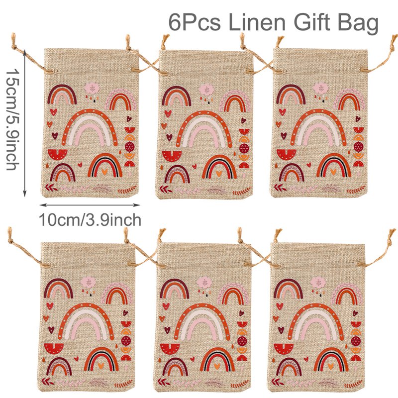 Sacs à bonbons animaux de la Jungle, 6 pièces, décoration de fête d'anniversaire Safari pour enfants sauvages un arc-en-ciel papillon dinosaure Biscuit sac d'emballage