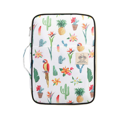 Nylon multifunktionel  a4 mappe dokumenttaske business dokumentmappe opbevaring organisator taske papirvarer skole kontorartikler