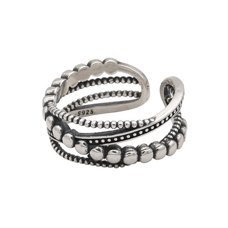 Bohemian Vintage Grote Multilayer Kettingen Ring Voor Vrouwen Mannen Boho Antiek Zilver Kleur Knuckle Ringen Boho Sieraden Anillos