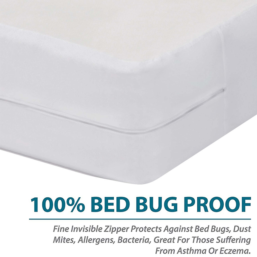 Lfh Rits Matras Protector Bedbug Proof Waterdichte Matras Encasement Niet Geweven Stof Bed Cover 6-Zijdig Waterdicht