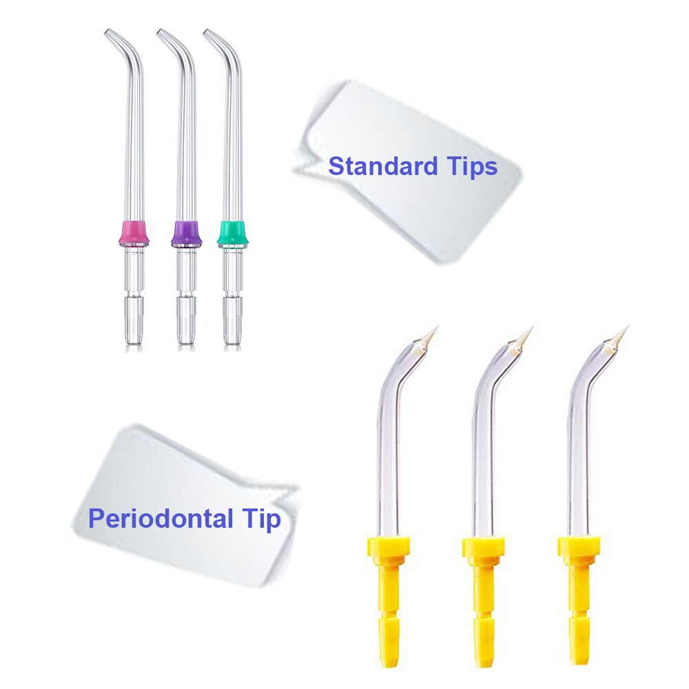 Embout à Jet Standard pour buses de remplacement Waterpulse & Waterpik & Nicefeel & Flycat accessoire d'irrigateur Oral à fil dentaire