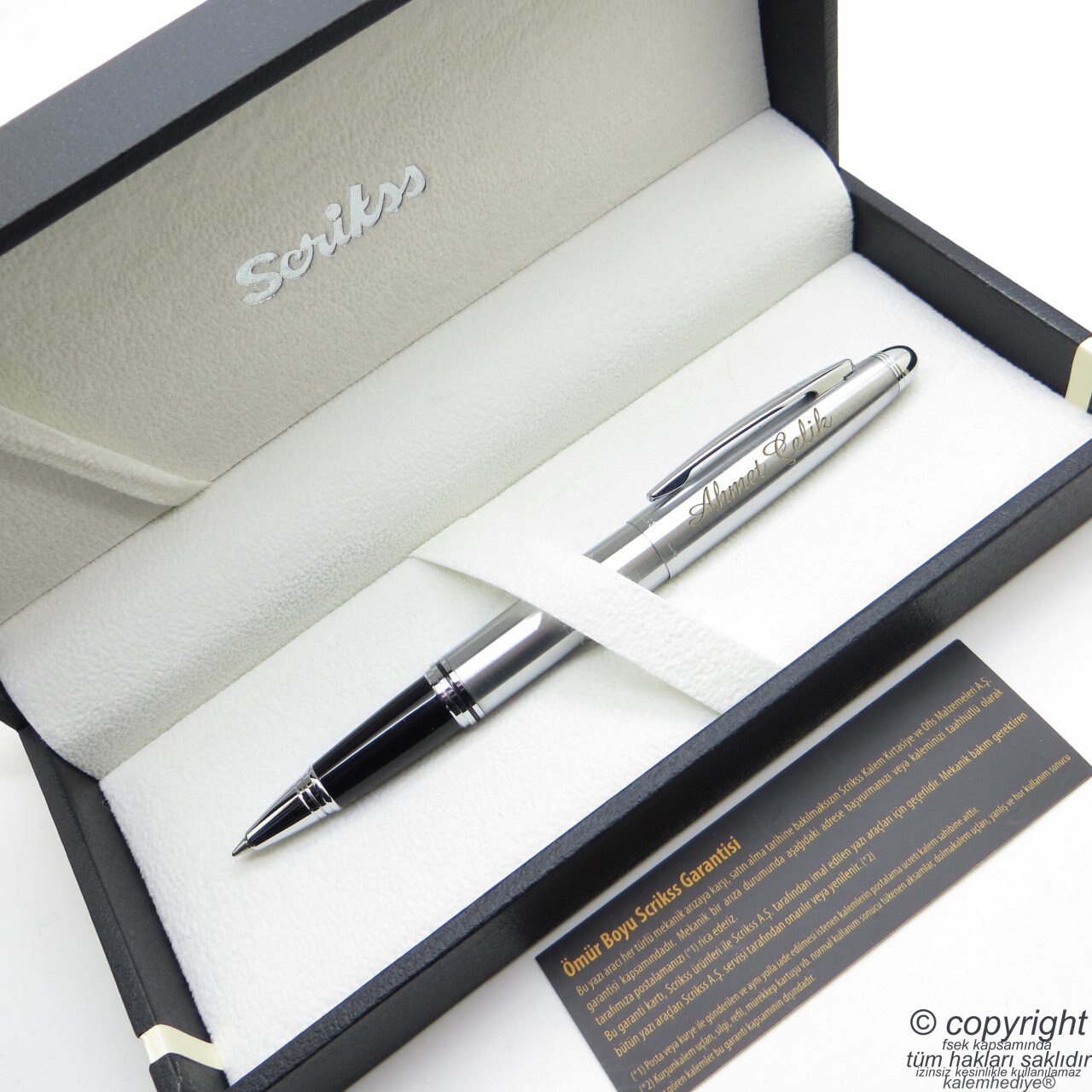 Stylo à rouleau chromé Scrikss 88, stylo spécial,