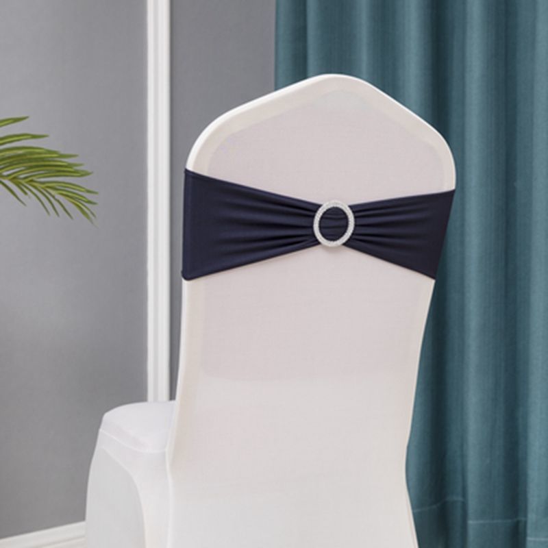 10Pcs Leuke Elastische Spandex Stoel Bow Sash Stretch Lycra Stoel Sjerp Band Met Hart Gesp Voor Banket Hotel Bruiloft decoratie