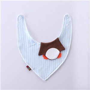 Babadores do bebê para o menino menina bandana bib arroto pano triângulo animal algodão raposa material do bebê cachecol refeição arroto acessórios do bebê: 3