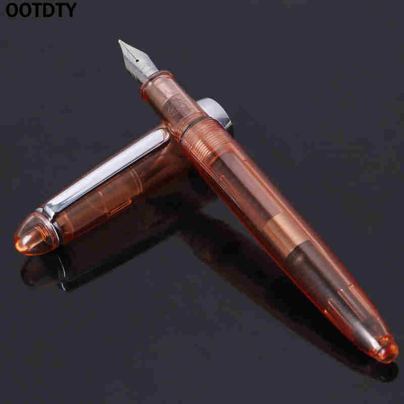 JINHAO 992 stylo plume Transparent 0.5mm fournitures de papeterie outils d'écriture directe: R