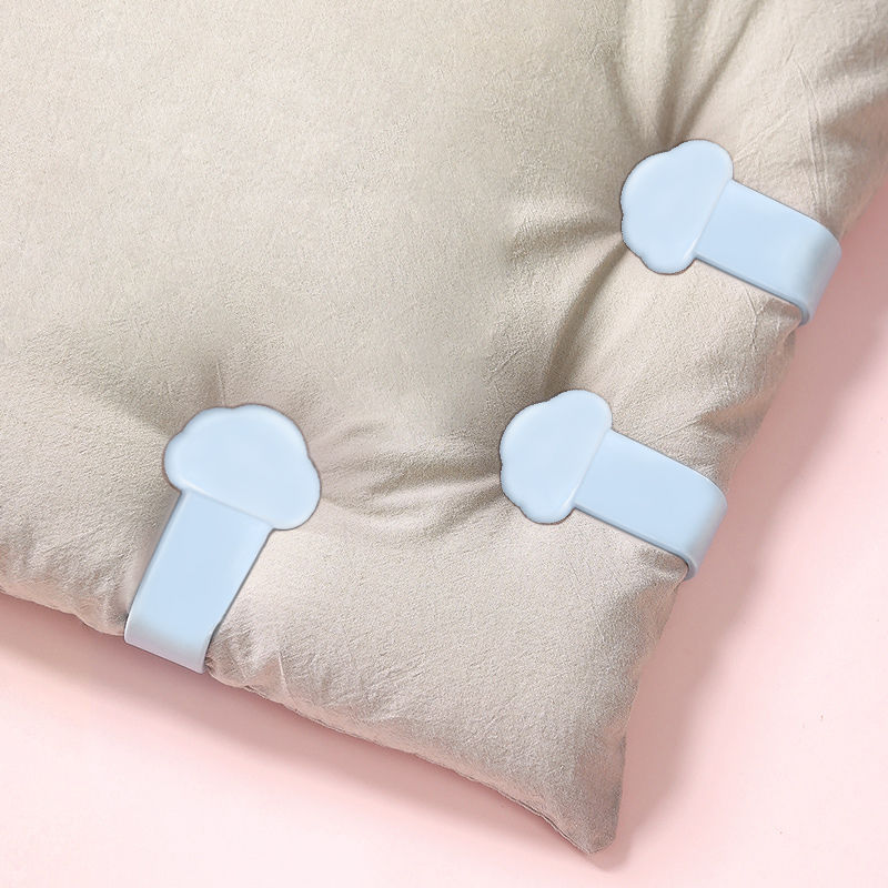Ensemble de pinces pour drap de lit, 6 pièces/ensemble, pinces antidérapantes pour enfants, fixation de couverture de couette