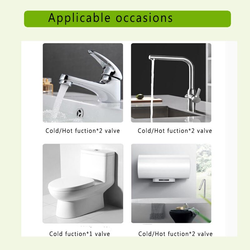 1/2" Stainless Steel Filling Valve Quick Open 90 Degree Angle Stop Cock Valve Toilet Sink Water Heater Bathroom Accessorie