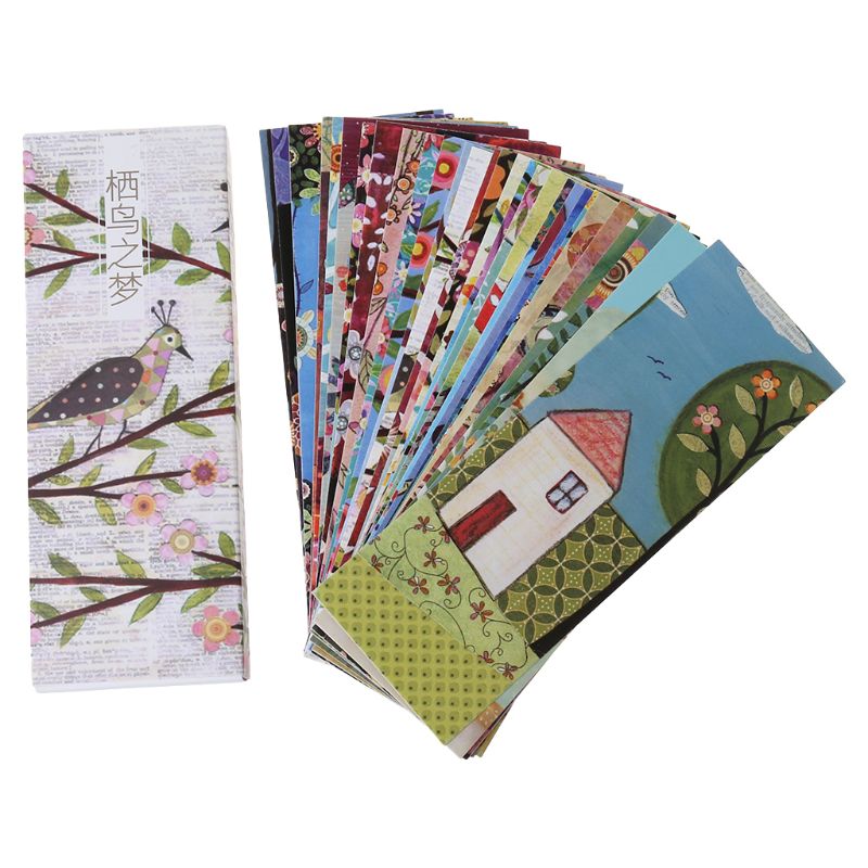 30pcs Beautiful Girl Bookmarks Paper Page Notes Label Message Card Book Marker School Supplies Stationery